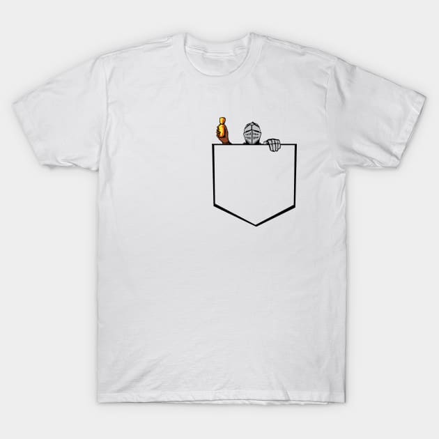 Dark Souks: Pocket Estus T-Shirt by GurrenSwagann